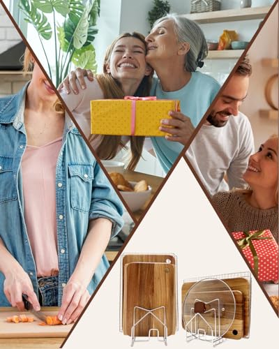 2 Pack Pot Lid Organizer Cutting Board Holder Inside Cabinet 304 Stainless Steel Pots and Pan Organizer Under Cabinet Pot Cover Cookie Sheet Bakeware Serving Tray Cooling Rack Stand Kitchen Countertop - color: 2 Packs Silver