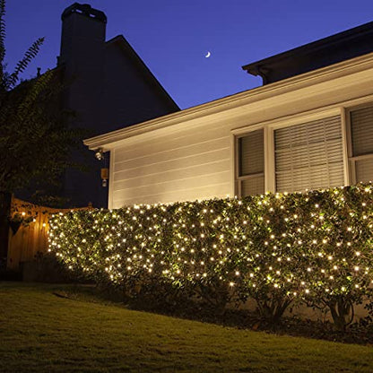 LE LIGHTING EVER String Lights 33ft with 100 LEDs, Waterproof Copper Wire Lights, Outdoor & Indoor Decorative Fairy Lights for Bedroom, Patio, Garden, Party, Wedding, Christmas and More | Warm White 3000K, Thin Copper Wire, Waterproof, Steady-on, Indoor O