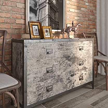 FunStick Grey Cracked Concrete Wallpaper Roll Peel and Stick Matte Concrete Countertop Contact Paper Self Adhesive Removable Vinyl Retro Cement Wall Paper for Bedroom Kitchen Drawers Thick 15.7"x78.7" - size: 15.8" x 78.8"