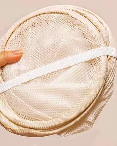 Collapsible Laundry Basket Foldable Pop-Up Mesh Hamper with Compartments and Handles, Breathable Clothes Organizer BLC733-05 - color: Beige, size: 22.83'' * 14.17'' * 14.17''