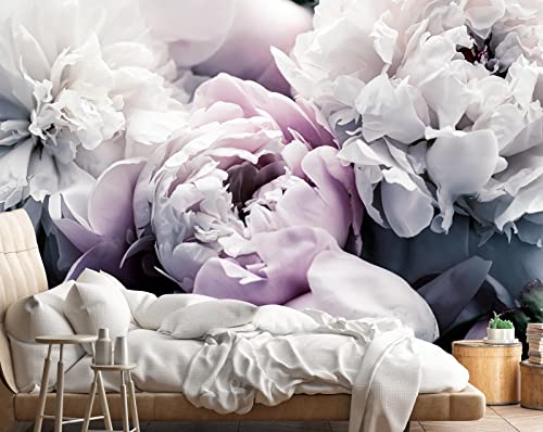 Reyhui Floral Wallpaper Mural Large Rose Flowers | 195"x120" not self-Adhesive Mural for Bedroom Living Room Wall - color: MURAL-015, size: 195" x 120"