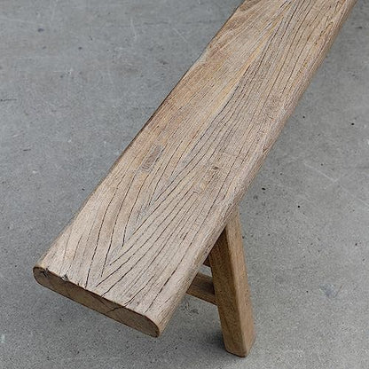 Artissance Approx. 67-71 in Long Entryway Bench Weathered Natural (Finish Vary) - size: 18H x 70W x 8L