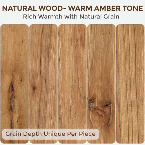 Dreamland Floating Shelves 24 Inch Long, Rustic Solid Elm Wood Live Edge Floating Shelf Wall Mounted, Wall Shelves Set of 2 with Invisible Bracket for Living Room Bathroom Kitchen, Natural - color: Natural, size: Live Edge - 24"L