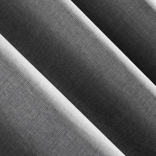 Sun Zero Columbia 2-Pack Thermal Energy Saving 100% Blackout Grommet Curtain Panel Pair, 50" x 84", Gray - color: Grey, size: 50"W x 84"L (Pack of 2)
