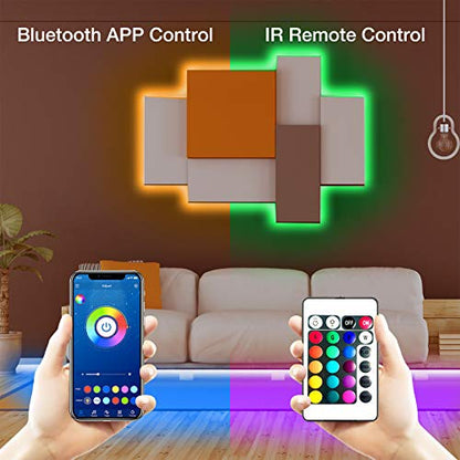 Led Strip Light, 25ft led Light Strips with Remote & App,Music Sync Mode with Mic, Smart Flexible 24V Led Lights for Bedroom Ceiling, Party,Stairs,USB Powered - size: Bluetooth 25FT