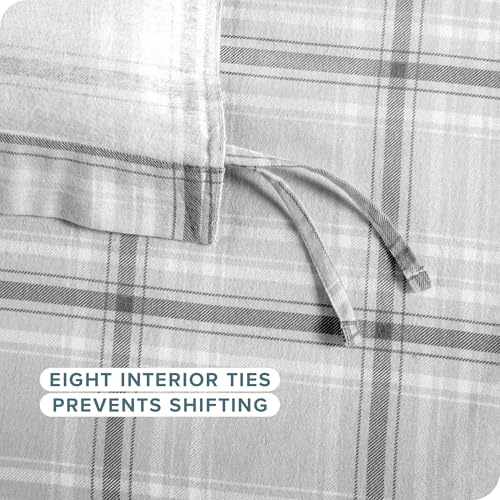 Bare Home Flannel Duvet Cover Set (Twin/Twin XL, Glencoe Tartan Plaid) | 100% Cotton, Velvety Soft, Heavyweight, Premium Flannel, Double Brushed, Includes Sham Pillow Cover - color: 16 - Tartan Plaid (No Comforter), size: Twin/Twin XL