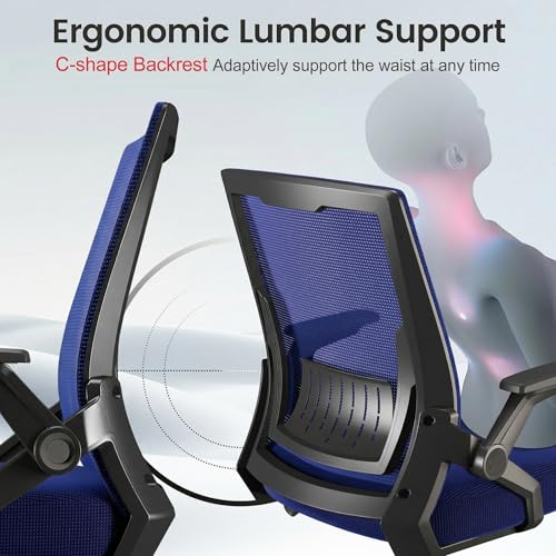 GTPLAYER Gaming Chair Racing Office Computer Ergonomic Video Game Chair Backrest and Seat Height Adjustable Swivel Recliner with Headrest and Lumbar Pillow Esports Chair Blue - color: Blue, size: Large