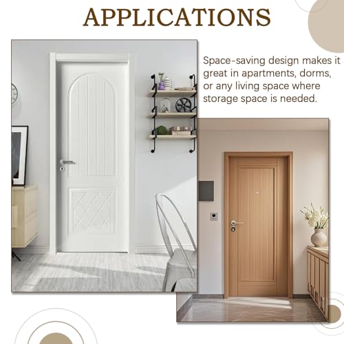 Design Hangers and Hooks, Extension Devices on Closet Doors | for bedrooms and Laundry Rooms, Drying Racks, Chrome Alloy, Durability and Sturdiness，Chrome - color: Chrome