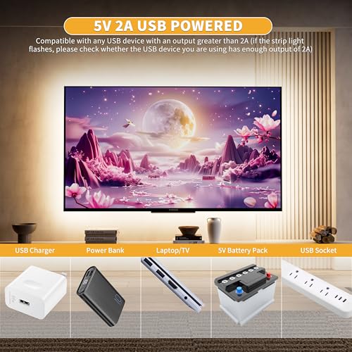 PAUTIX 5V USB COB LED Strip Lights Dimmable LED Lights 4000K Natural White with RF Remote,1200lm,Dotless Flexible Tape Light for Under Cabinet,Bedroom,TV Backlight,Kitchen,Shelf,Mirror Lighting 6.56ft - color: 4000K
