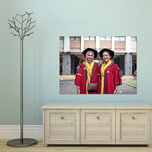 Customized Small Wall Mural with Your Collage Graduation Photos, Removable Self-Adhesive Wallpaper for Living Room Bedroom - 24x32 inches - color: Custom-graduation, size: 24"x32"