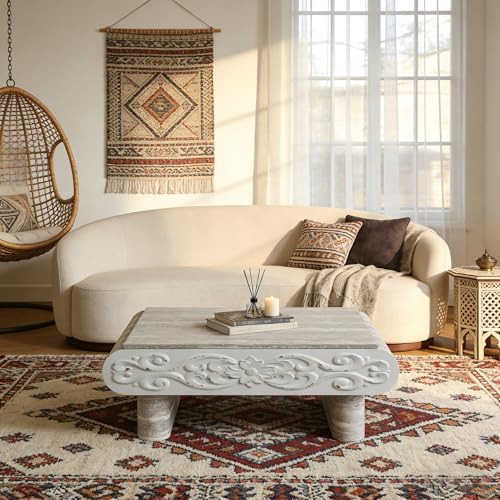 39.4" Lift Top Coffee Table with Hidden Storage & Antique Design for Living Room, Rectangular MDF Wooden Center Table Tea Table for Apartment, Grey - color: 39.4" Lift Top Coffee Table With Antique Design,grey
