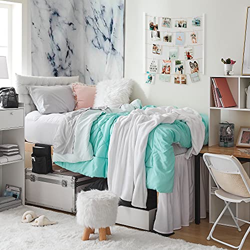 DormCo Yak About It Extra Tall Bookcase Table - White