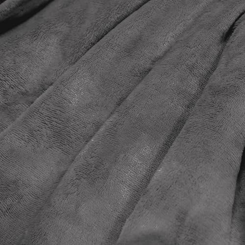 BEAUTEX Sherpa Fleece Throw Blankets Soft Fluffy Flannel Plush Cozy | Fuzzy Grey Cuddle Blanket for Couch, Bed, Sofa, Adults (50" x 60", Grey) - color: Grey, size: Throw-50"x60"