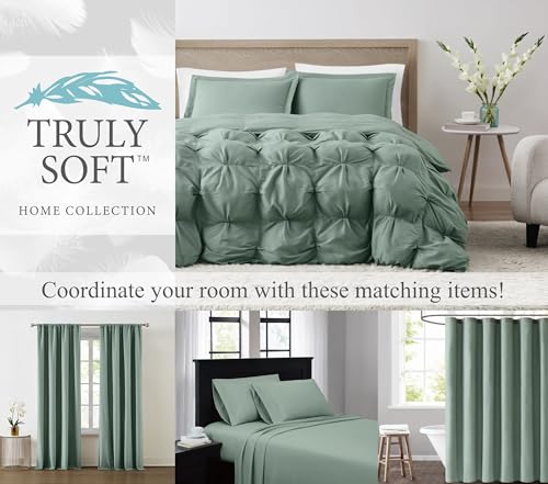 TRULY SOFT Everyday Reversible Dark Grey King 3 Piece Comforter Set - color: Dark Grey, size: King