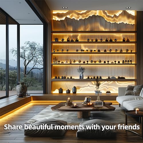 Short LED Strip Lights, COB 5V USB Warm White 4000K (3.28FT /1M) | 5W 8mm Small COB, Not Dimmable, Display Cabinet Lighting for Home DIY 3D TV Light Indoor Use - color: 3.28FT/4000K