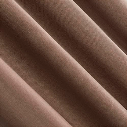 Sun Zero Columbia 2-Pack Thermal Energy Saving 100% Blackout Grommet Curtain Panel Pair, 50" x 84", Cedar - color: Cedar Orange, size: 50"W x 84"L (Pack of 2)