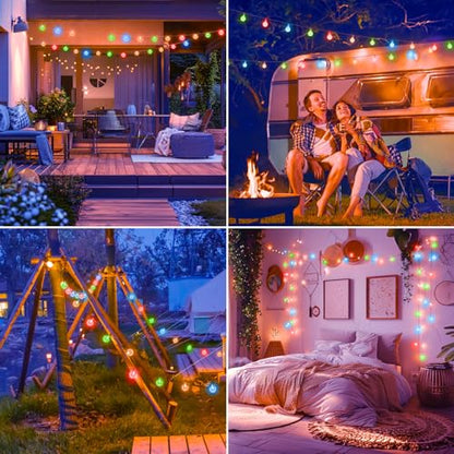 Minetom Globe String Lights - color: Multicolor