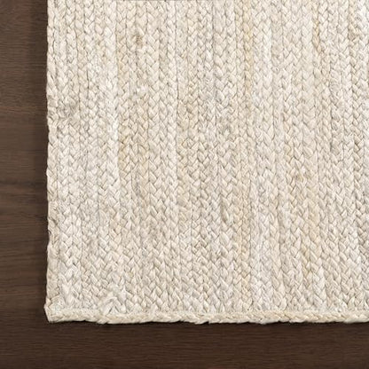 nuLOOM Rigo Off White Solid Flatweave Runner Rug, 2' x 16' - color: Off White, size: 2'6" x 16' (Runner)