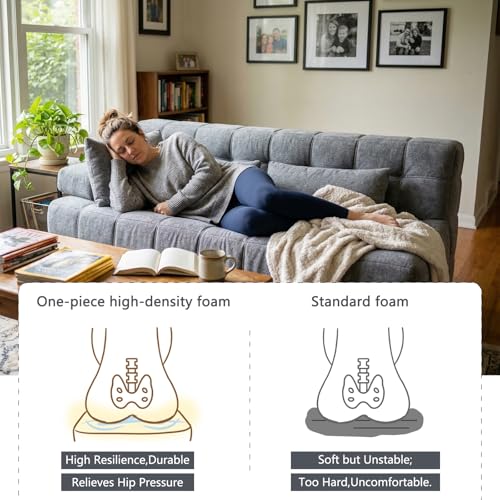 Loveseat Sofa,63" Boneless 2 Seater Couches,Sectional Foam Couch with Pillow,Comfy Floor Lounge Sleeper Sofa for Modern Living Room,Bedroom,Apartment,Office,Small Space,Grey - size: LOVESEAT