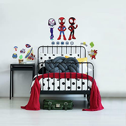 RoomMates RMK4925SCS Spidey and His Amazing Friends Peel and Stick Wall Decals