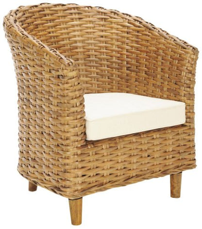Safavieh Home Collection Omni Honey Barrel Chair - color: Honey