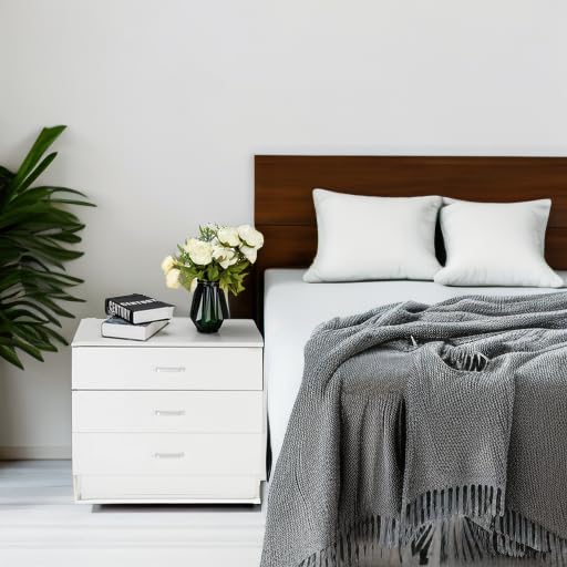 Karl home White 3 Drawer Dresser, Modern Small Chest of Drawers | Compact Dresser Chest with 4 Storage Drawers, Multipurpose Furniture for Bedroom, Nursery, Hallway, Living Room, Closet - color: White, size: 13"D x 26"W x 22"H (3 Drawers)