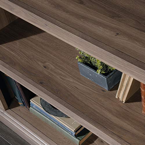 Sauder Miscellaneous Storage 3-Shelf Bookcase/ Book shelf, Salt Oak finish - color: Salt Oak Finish