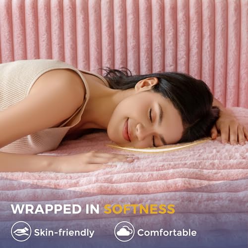 MAXYOYO Boneless Couch, 59-Inch Couch in a Box, Deep Loveseat | Foam-Filled Boneless Loveseat, Deep Seating for Two with No Assembly, Ideal for Living Rooms, Bedrooms or Apartments, Pink - color: Pink