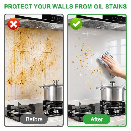 Shackcom Clear Contact Paper Roll Self-Adhesive Kitchen Backsplash Wall Protector 23.6in X 9.84ft - Used as Shelf Drawer Liner, Whiteboard, Wallpaper, Cat Dog Scratch Protector - size: 23.6"W x 118"L