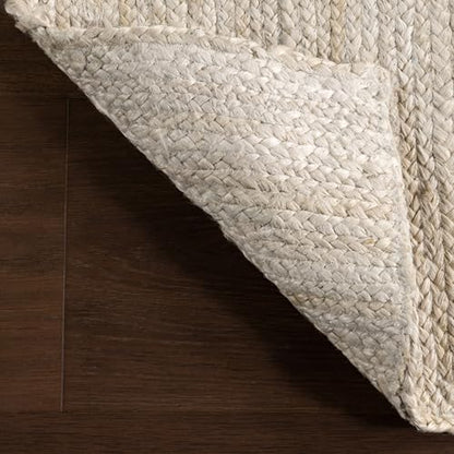 nuLOOM Rigo Off White Solid Flatweave Runner Rug, 2' x 16' - color: Off White, size: 2'6" x 16' (Runner)