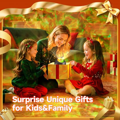 One Fire 갤럭시 프로젝터 조명, 십대 소년을 위한 생일 선물 | 15화이트 노이즈 HiFi 블루투스 스피커 LED 갤럭시 라이트 프로젝터, 리모컨 및 타이머, 천장 프로젝터 조명 트렌디한 물건 방 장식 - color: 블랙.