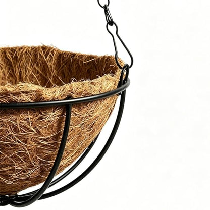 Plant Hanger Flower Pot Indoor | Hangable Planter Basket for Home Office Apartment Living Room Kitchen Balcony Patio Porch Bedroom Nursery Restaurant
