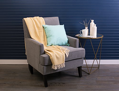 DII Chevron Throw Collection Handloomed Cotton, 50x60, Marigold - color: Marigold, size: 50x60"