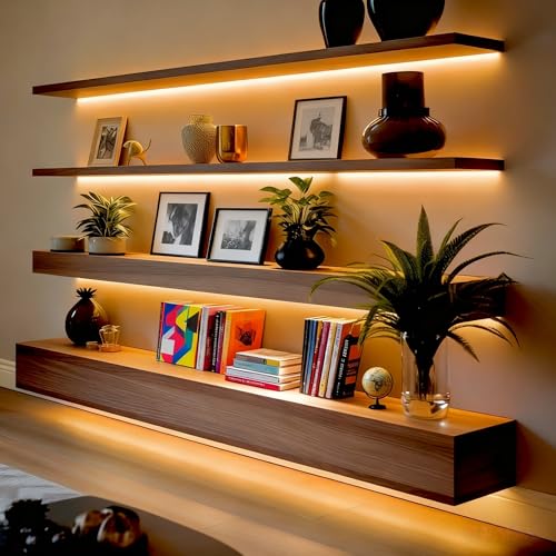 COB LED Strip Light with Remote, 16.4ft, 3000K Dimmable, Warm White LED Lights for Mirror, Under Bed, Stair, Cabinet, TV Backlight, Cuttable LED Light Strip - color: 3000K-Warm White