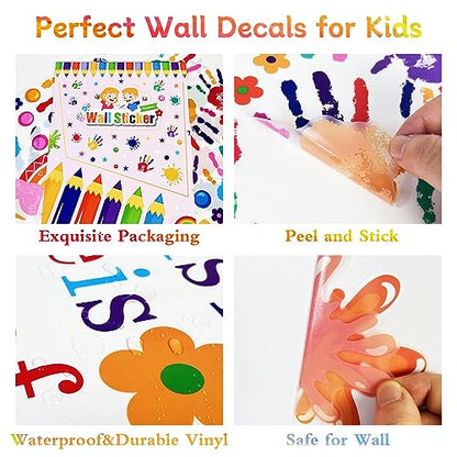 AOWDIAO Inspirational Kids Classroom Wall Decals – The Future of the World Is in This Room Quote – Peel and Stick Vinyl Sticker for School, Nursery and Playroom Decor - style: Inspirational Quote