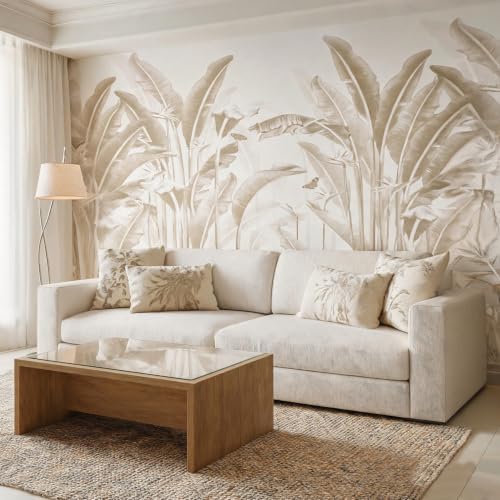 AFZEVEB-Tropical Banana Leaf Peel and Stick Wallpaper Walls Mural - color: X809, size: 118" x 84"