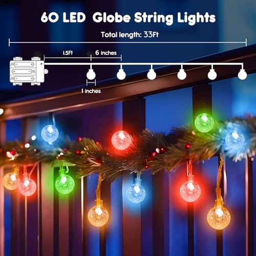 Minetom Globe String Lights - color: Multicolor