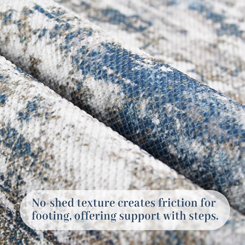 Entryway Runner Rug 2x4ft,Non Slip Carpet Runner,Multi | Machine Washable Runner Rug with Silicone Backing; Stain Resistant Surface for Entryways, Kitchens and High Traffic Areas - color: Abstract-multi, size: 2' x 4' (Runner)