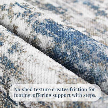 Entryway Runner Rug 2x4ft,Non Slip Carpet Runner,Multi | Machine Washable Runner Rug with Silicone Backing; Stain Resistant Surface for Entryways, Kitchens and High Traffic Areas - color: Abstract-multi, size: 2' x 4' (Runner)