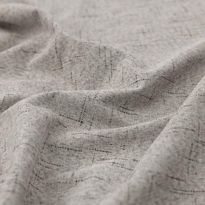 KOUFALL 52x45 Inches Long Taupe Back Tab Linen Blackout Curtains for Living Room - color: Taupe, size: 52"W x 45"L (Pack of 2)