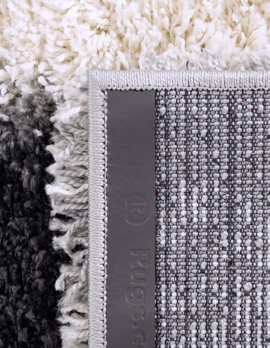 Rugs.com - Soft Touch Shag Rug – 7 Ft Runner Smoke Gray Shag Rug Plush Easy-Clean Runner for Hallways and Entryways - color: Smoke Gray, size: 2' x 6'7" (Runner)