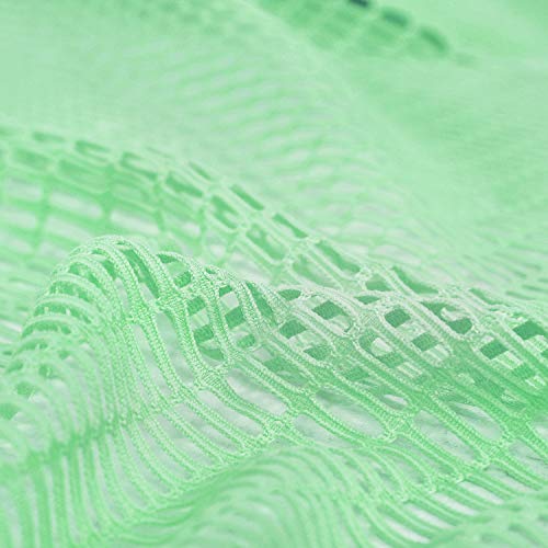 TWOPAGES 8ft Wide x 8ft Tall Flame Retardant Divider Curtains Privacy Cubicle Curtain with Grommet Top (1 Panel,Green) - color: Green, size: 96"W x 96"L (Pack of 1)