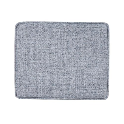 HomePop 22" Medium Rectangular Storage Ottoman - Blue Gray Woven Fabric - color: Blue Gray Woven Fabric