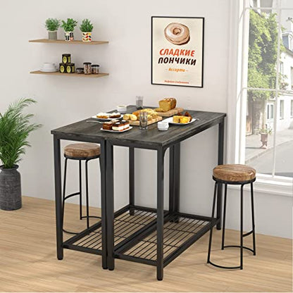 Ecoprsio Console Table Sofa Table with Mesh Shelves, 2 Tier Entryway Table Foyer Table for Entryway, Front Hall, Hallway, Sofa, Couch, Living Room, Coffee Bar, Kitchen, Grey, 32 Inch - color: Grey, style: 2-Tier