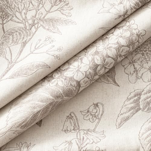 Set of 2 Decorative Floral Pillow Covers 16x16 Inch Light Camel | Neutral Hydrangea Print, Boho Vintage Throw Cushion Covers, Cottagecore Home Decor, for Sofa Couch Porch Bedroom Living Room - color: Light Camel, size: 16" x 16" (Pack of 2)