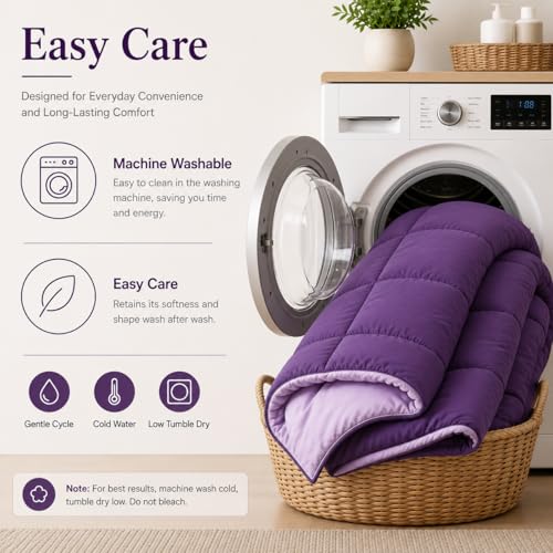 EVOLIVE Microfiber ReversibleComforter Full/Queen (Black/Grey) | Soft brushed microfiber with down-alternative fill offers medium-weight warmth, box stitching, and easy machine care. - color: Black/Grey, size: Full/Queen