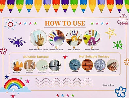 AOWDIAO Inspirational Kids Classroom Wall Decals – The Future of the World Is in This Room Quote – Peel and Stick Vinyl Sticker for School, Nursery and Playroom Decor - style: Inspirational Quote