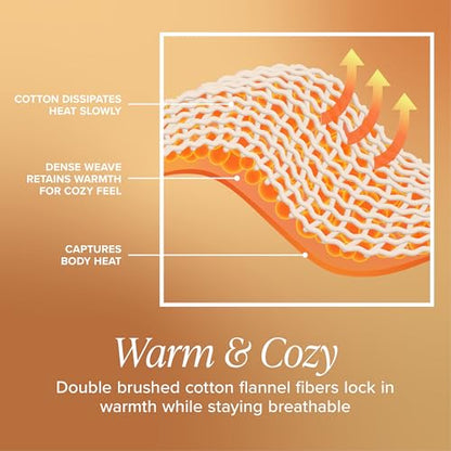 Bare Home Flannel Duvet Cover Set (Twin/Twin XL, Sand) | 100% Cotton, Velvety Soft, Heavyweight, Premium Flannel, Double Brushed, Includes Sham Pillow Cover - color: 05 - Sand (No Comforter), size: Twin/Twin XL