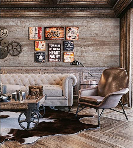 Wallpaper 118" x17.7''Wood Wallpaper Brown Thicken Grey Dark Wood Contact Paper Gray Brown Wood Plank Wood Peel and Stick Wallpaper Removable Rustic Wood Grain Self Adhesive Cabinet Vinyl Roll - color: Grey Brown-1, size: 17.7" x 118"