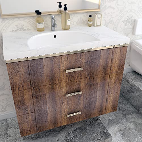 30"x400" Wood Contact Paper Peel and Stick, Wood Grain Contact Paper for Countertops, Wood Wallpaper for Bedroom, Wood Contact Paper Removable Wallpaper Brown, Wood Look Contact Paper Matte - size: 30" x 400"